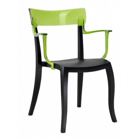 Chair Armchair PAPATYA Hera-K Black seat, green top (IR03681) Chair Armchair PAPATYA Hera-K Black seat, green top (IR03681)