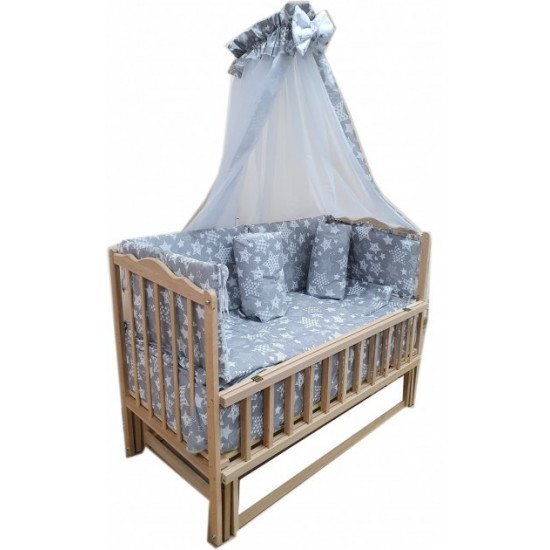 Baby eco crib pendulum Baby without a box without varnish Baby eco crib pendulum Baby without a box without varnish