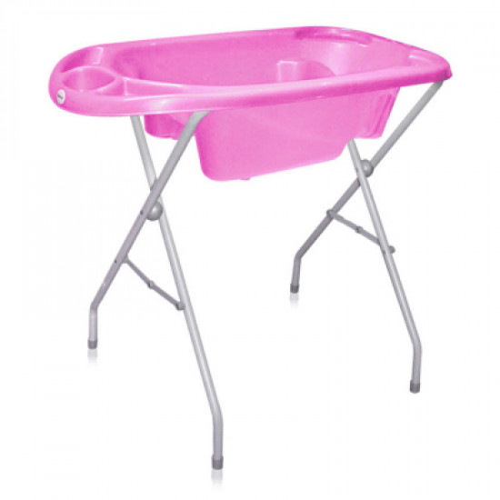 Ванночка Lorelli pink анатомічна+підставка (10130050909) Ванночка Lorelli pink анатомічна+підставка (10130050909)