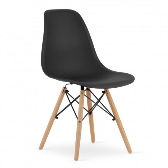 Kitchen chairs set 4 pieces LBT OSAKA black (9499) Kitchen chairs set 4 pieces LBT OSAKA black (9499)