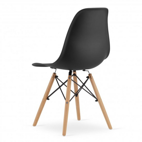 Kitchen chairs set 4 pieces LBT OSAKA black (9499) Kitchen chairs set 4 pieces LBT OSAKA black (9499)