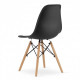 Kitchen chairs set 4 pieces LBT OSAKA black (9499) Kitchen chairs set 4 pieces LBT OSAKA black (9499)