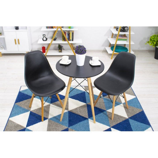 Kitchen chairs set 4 pieces LBT OSAKA black (9499) Kitchen chairs set 4 pieces LBT OSAKA black (9499)