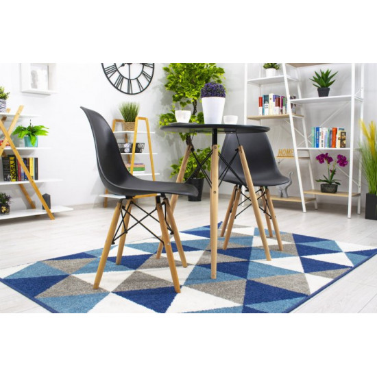 Kitchen chairs set 4 pieces LBT OSAKA black (9499) Kitchen chairs set 4 pieces LBT OSAKA black (9499)