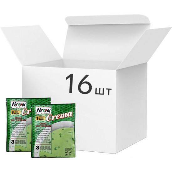 Packaging of Firma Italia soup with asparagus 90 g x 16 (8010205004330_1) Packaging of Firma Italia soup with asparagus 90 g x 16 (8010205004330_1)