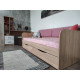 Bed Family furniture workshop Fanta 80*190 sonoma with pink Bed Family furniture workshop Fanta 80*190 sonoma with pink