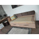 Bed Family furniture workshop Fanta 80*190 sonoma with brown backrest Bed Family furniture workshop Fanta 80*190 sonoma with brown backrest