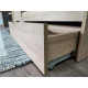 Bed Family furniture workshop Fanta 80*190 sonoma with brown backrest Bed Family furniture workshop Fanta 80*190 sonoma with brown backrest