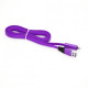 Charger cable that can be cut 2A purple for iPhone iPad iPod 8pin Lightning Charger cable that can be cut 2A purple for iPhone iPad iPod 8pin Lightning