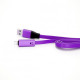 Charger cable that can be cut 2A purple for iPhone iPad iPod 8pin Lightning Charger cable that can be cut 2A purple for iPhone iPad iPod 8pin Lightning