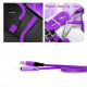 Charger cable that can be cut 2A purple for iPhone iPad iPod 8pin Lightning Charger cable that can be cut 2A purple for iPhone iPad iPod 8pin Lightning