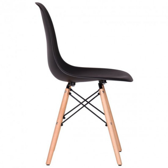 Стілець AMF Aster RL Wood Чорний (дерево/пластик) (545915) Стілець AMF Aster RL Wood Чорний (дерево/пластик) (545915)