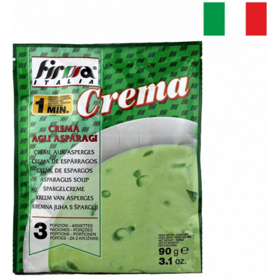 Packaging of Firma Italia creamy soup with asparagus 90 g x 25 pcs (8010205004330_2) Packaging of Firma Italia creamy soup with asparagus 90 g x 25 pcs (8010205004330_2)