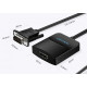 Перехідник Vention VGA-HDMI, 0.2 m, зі звуком та живленням (ACNBB) Перехідник Vention VGA-HDMI, 0.2 m, зі звуком та живленням (ACNBB)
