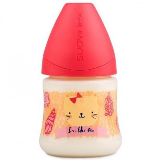 Suavinex feeding bottle Sea stories, 150 ml, 0+ pink (303955) Suavinex feeding bottle Sea stories, 150 ml, 0+ pink (303955)
