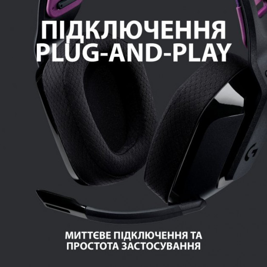 Навушники Logitech G535 Lightspeed Wireless Gaming Headset Black (981-000972) Навушники Logitech G535 Lightspeed Wireless Gaming Headset Black (981-000972)