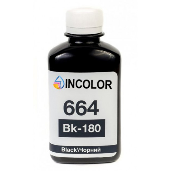 Ink for Epson L364 - INCOLOR ink 1x180 ml, Black Ink for Epson L364 - INCOLOR ink 1x180 ml, Black