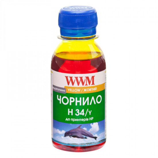 Чернила WWM HP № 22/134/136 100г Yellow (H34/Y-2) Чернила WWM HP № 22/134/136 100г Yellow (H34/Y-2)
