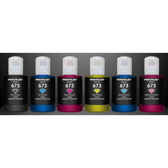 Чорнило для Epson L805 PRINTALIST 6х140г PL673SET6 Чорнило для Epson L805 PRINTALIST 6х140г PL673SET6