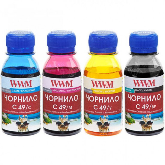 Ink for Canon PIXMA G1010 WWM 4x100g C49SET4-2 Ink for Canon PIXMA G1010 WWM 4x100g C49SET4-2