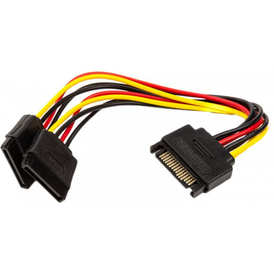 Кабель PowerPlant SATA - 2xSATA 0.15 м (CA913169) Кабель PowerPlant SATA - 2xSATA 0.15 м (CA913169)