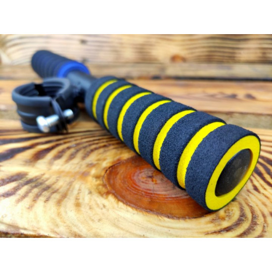 Children's steering wheel for electric scooter Xiaomi, Segway, Ninebot and others, universal, yellow-blue Ukraine Children's steering wheel for electric scooter Xiaomi, Segway, Ninebot and others, universal, yellow-blue Ukraine