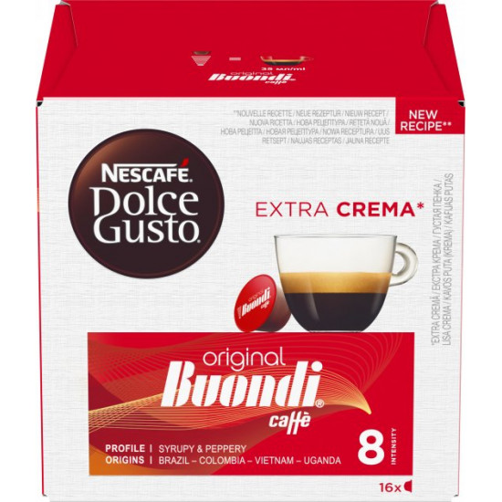 Coffee capsules NESCAFE Dolce Gusto Espresso Buondi 16 pcs 99 g (7613287300515/7613033112942) Coffee capsules NESCAFE Dolce Gusto Espresso Buondi 16 pcs 99 g (7613287300515/7613033112942)
