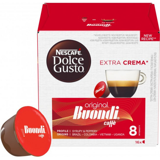 Coffee capsules NESCAFE Dolce Gusto Espresso Buondi 16 pcs 99 g (7613287300515/7613033112942) Coffee capsules NESCAFE Dolce Gusto Espresso Buondi 16 pcs 99 g (7613287300515/7613033112942)