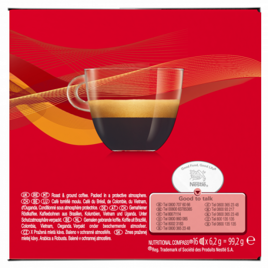Coffee capsules NESCAFE Dolce Gusto Espresso Buondi 16 pcs 99 g (7613287300515/7613033112942) Coffee capsules NESCAFE Dolce Gusto Espresso Buondi 16 pcs 99 g (7613287300515/7613033112942)