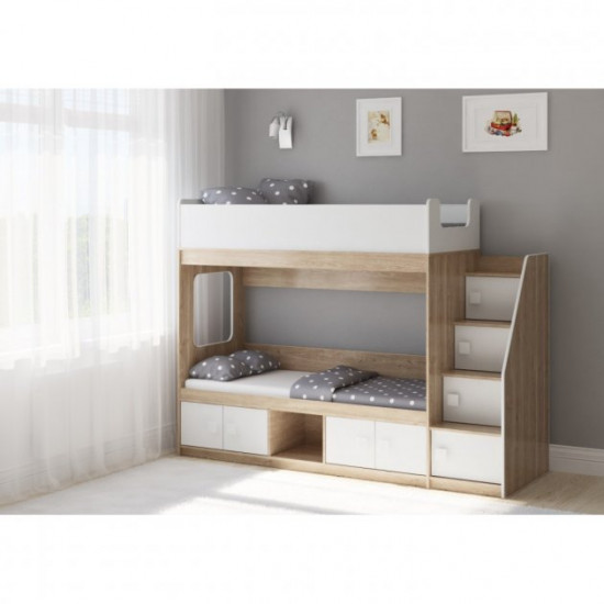 Bunk bed 30136 KidsBunkBed color white + sonoma oak 2246? 802? 1677 mm Bunk bed 30136 KidsBunkBed color white + sonoma oak 2246? 802? 1677 mm