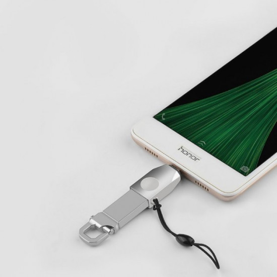 Адаптер переходник Hoco UA10 USB to Micro USB OTG USB3.0 Silver (UA10) Адаптер переходник Hoco UA10 USB to Micro USB OTG USB3.0 Silver (UA10)
