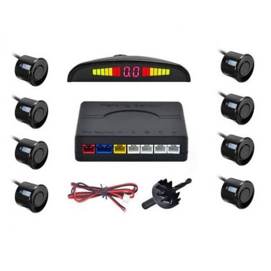 Парктронік на 8 датчиків з дисплеєм Assistant Parking Sensor (A0055) паркувальний радар Парктронік на 8 датчиків з дисплеєм Assistant Parking Sensor (A0055) паркувальний радар