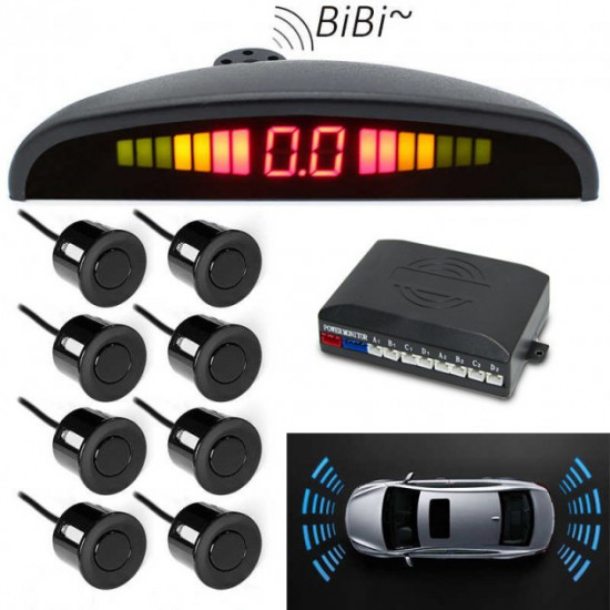 Парктронік на 8 датчиків з дисплеєм Assistant Parking Sensor (A0055) паркувальний радар Парктронік на 8 датчиків з дисплеєм Assistant Parking Sensor (A0055) паркувальний радар
