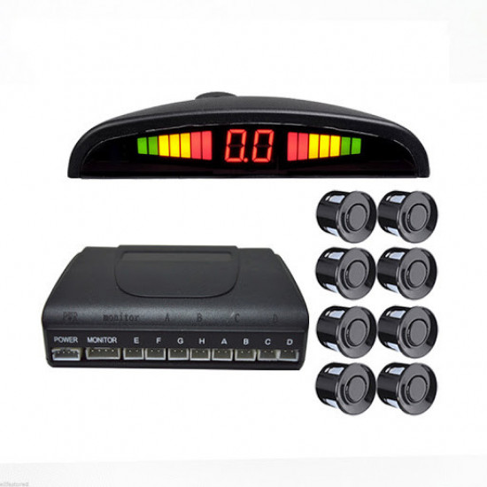 Парктронік на 8 датчиків з дисплеєм Assistant Parking Sensor (A0055) паркувальний радар Парктронік на 8 датчиків з дисплеєм Assistant Parking Sensor (A0055) паркувальний радар