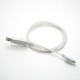 Phone charging cable with LED backlight Iphone lightning 8pin - USB 3.0 white Phone charging cable with LED backlight Iphone lightning 8pin - USB 3.0 white