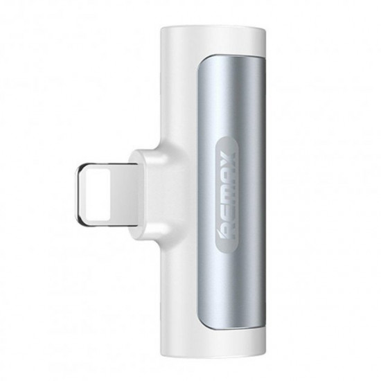 Переходник Remax RL-LA03i charge + audio White Переходник Remax RL-LA03i charge + audio White