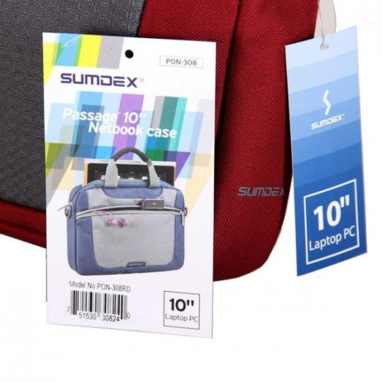 Сумка для ноутбука Sumdex PON-308RD 10 Сумка для ноутбука Sumdex PON-308RD 10