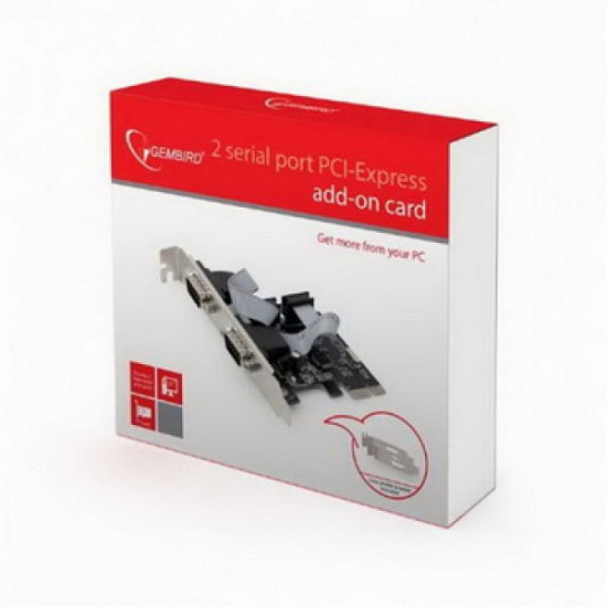 Контроллер Gembird (SPC-22) PCI-Express - 2 RS-232 Контроллер Gembird (SPC-22) PCI-Express - 2 RS-232
