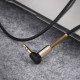 Кабель AUX Hoco UPA02 With Mic (2m) black Кабель AUX Hoco UPA02 With Mic (2m) black