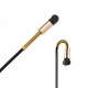 Кабель AUX Hoco UPA02 With Mic (2m) black Кабель AUX Hoco UPA02 With Mic (2m) black