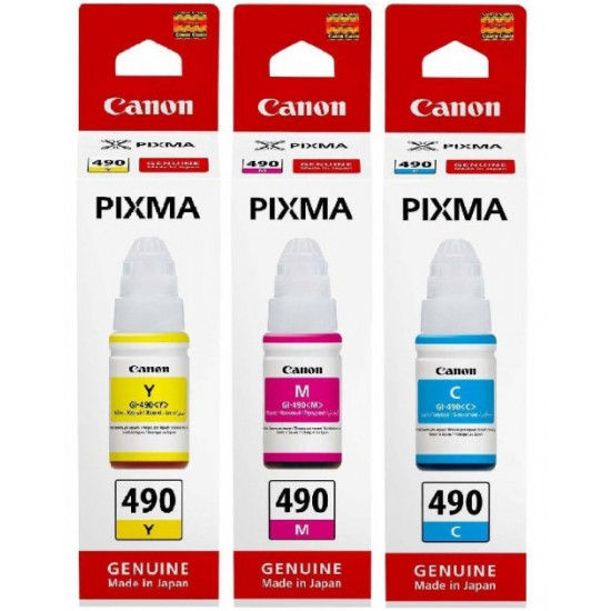 Ink for Canon PIXMA G3400 Canon GI-490 C/M/Y SET490C/M/Y Ink for Canon PIXMA G3400 Canon GI-490 C/M/Y SET490C/M/Y