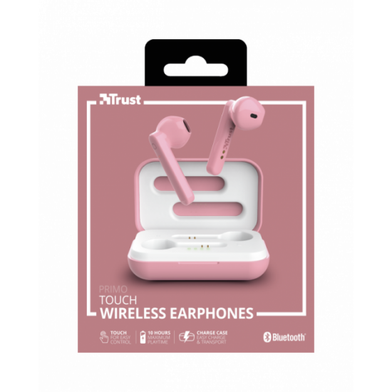 Наушники Trust Primo Touch True Wireless Mic Pink (23782) Наушники Trust Primo Touch True Wireless Mic Pink (23782)