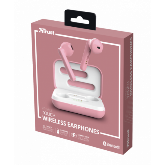 Наушники Trust Primo Touch True Wireless Mic Pink (23782) Наушники Trust Primo Touch True Wireless Mic Pink (23782)