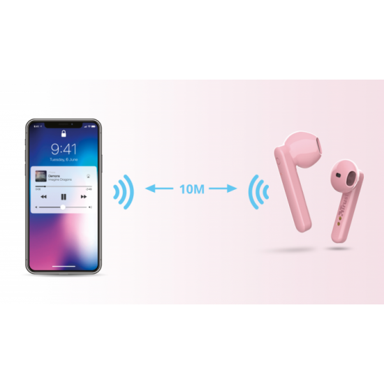 Наушники Trust Primo Touch True Wireless Mic Pink (23782) Наушники Trust Primo Touch True Wireless Mic Pink (23782)
