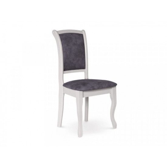 Wooden chair with soft seat and back MARSEILLE (white) Wooden chair with soft seat and back MARSEILLE (white)
