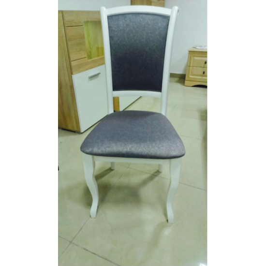 Wooden chair with soft seat and back MARSEILLE (white) Wooden chair with soft seat and back MARSEILLE (white)