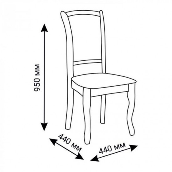 Wooden chair with soft seat and back MARSEILLE (white) Wooden chair with soft seat and back MARSEILLE (white)