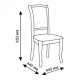 Wooden chair with soft seat and back MARSEILLE (white) Wooden chair with soft seat and back MARSEILLE (white)