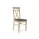 Wooden chair with soft seat ZHUR-18 (vanilla) Wooden chair with soft seat ZHUR-18 (vanilla)
