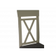 Wooden chair with soft seat ZHUR-18 (vanilla) Wooden chair with soft seat ZHUR-18 (vanilla)